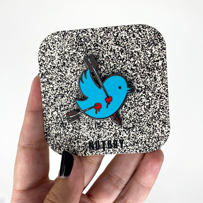 Death to the Bird Enamel Pin