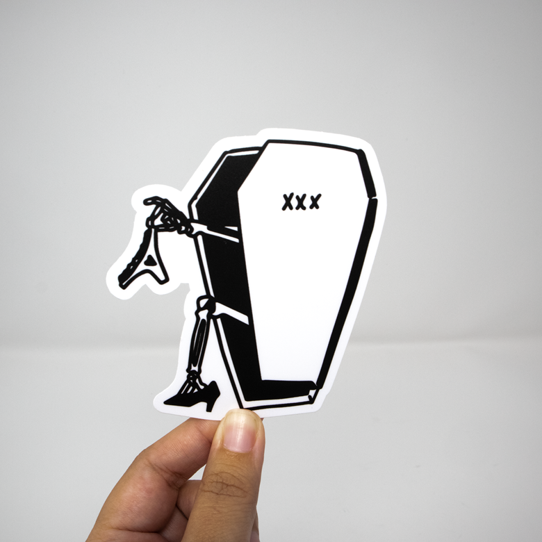 Welcome to My Crypt Sticker