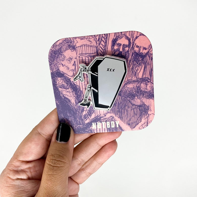 Welcome to My Crypt Enamel Pin