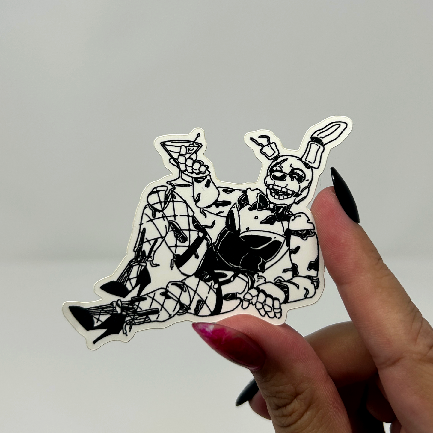 centerfold springtrap Sticker - 3 versions